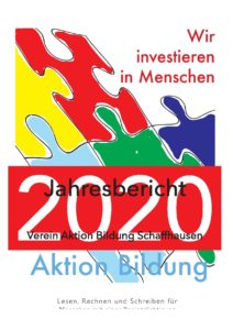 Verein Aktion Bildung Jahresbericht 2020 Titelblatt